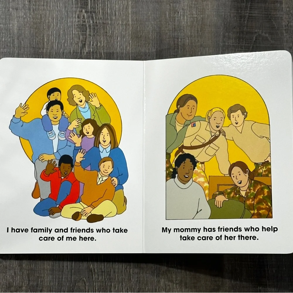 💞 Over There Mommy Edition Board Book About Military Moms